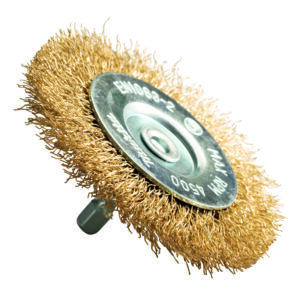 Cepillo oblicuo latonado para taladro, 75 mm, 0,3 mm, 1/4"