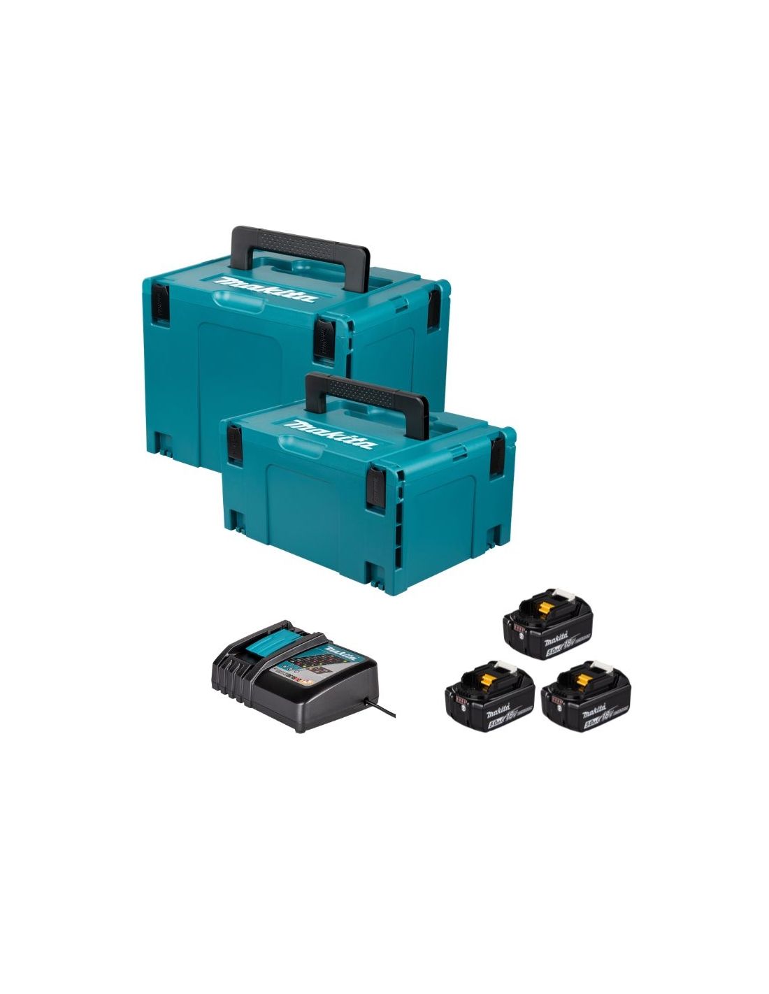 KIT PROFESIONAL MAKITA DLX4195JX1 (18V LXT) 3 BAT + CARG + ACCESORIOS - Imagen 3
